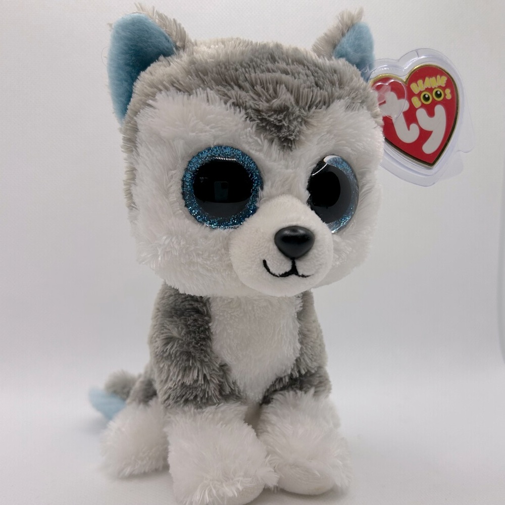 Ty Beanie Boos Collection Slush the Husky Dog Plush
